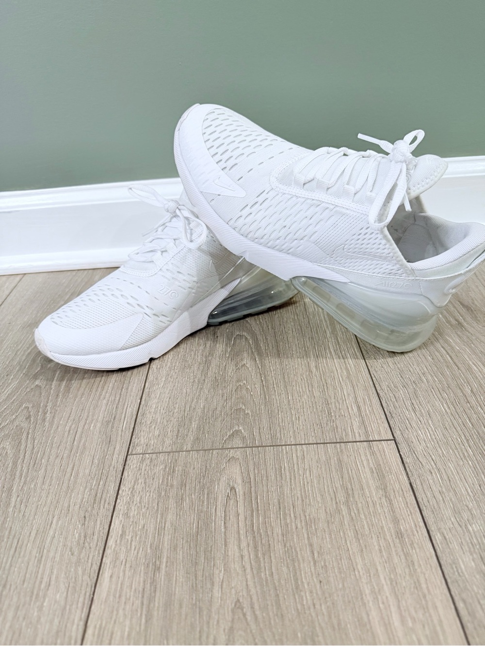 Nike White Kids Air Max 270 Sneakers